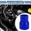 X AUTOHAUX 1pcs 57mm/2.24"-76mm/2.99" ID 100mm/3.94" Length 0 Degree Blue Car Silicone Hose Hose Universal