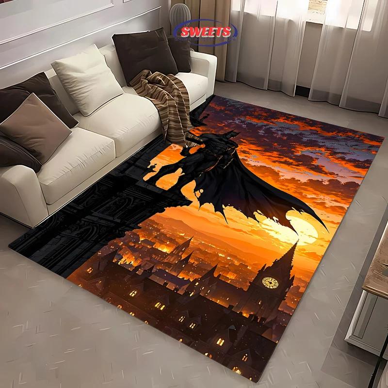 

Новый ковер DC Batman для зоны, гостиная, спальня, диван, офисная зона, детская комната на выбор, нескользящий коврик, машинная стирка, подарок 40x60cm (16x24in)