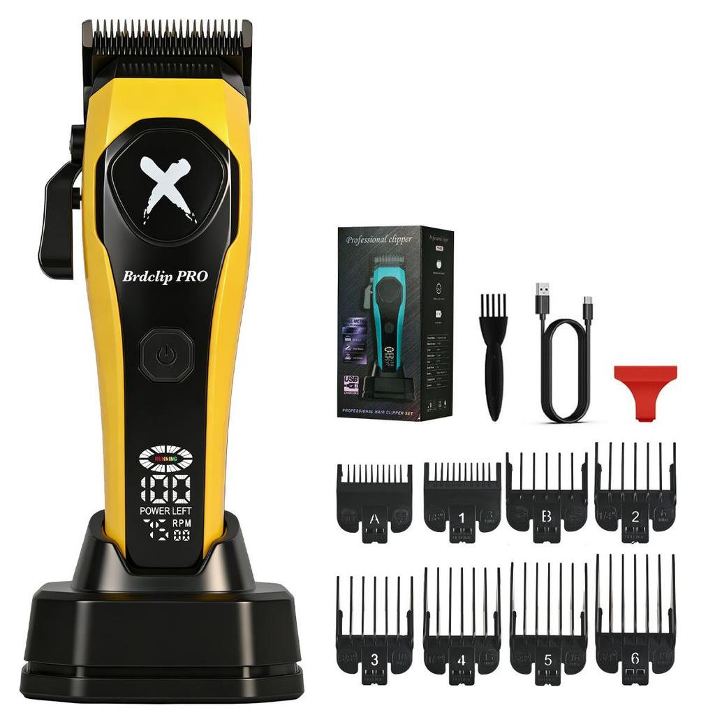 BRDCLIP BRD-619 Home Hair Salon Hair Clipper with Gradual Change 7500RPM High-Speed Motor Men's Hair Trimmer