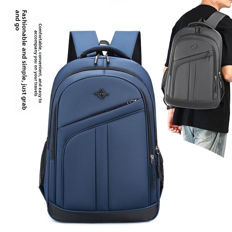 Oxford Fabric Large Capacity Backpack With Multiple Compartments For Students And Travelers