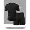European Size Men'S Casual Sports T-Shirt,White Short-Sleeve Top, Perfect for a Relaxed Home Leisure Look , Ideal for Sports And Casual Wear