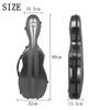 IRIN 4/4 Violin Case Carbon Fiber Colorful Violin Case with Hygrometer Adjustable Double Shoulder Strap Violin Parts Accessories