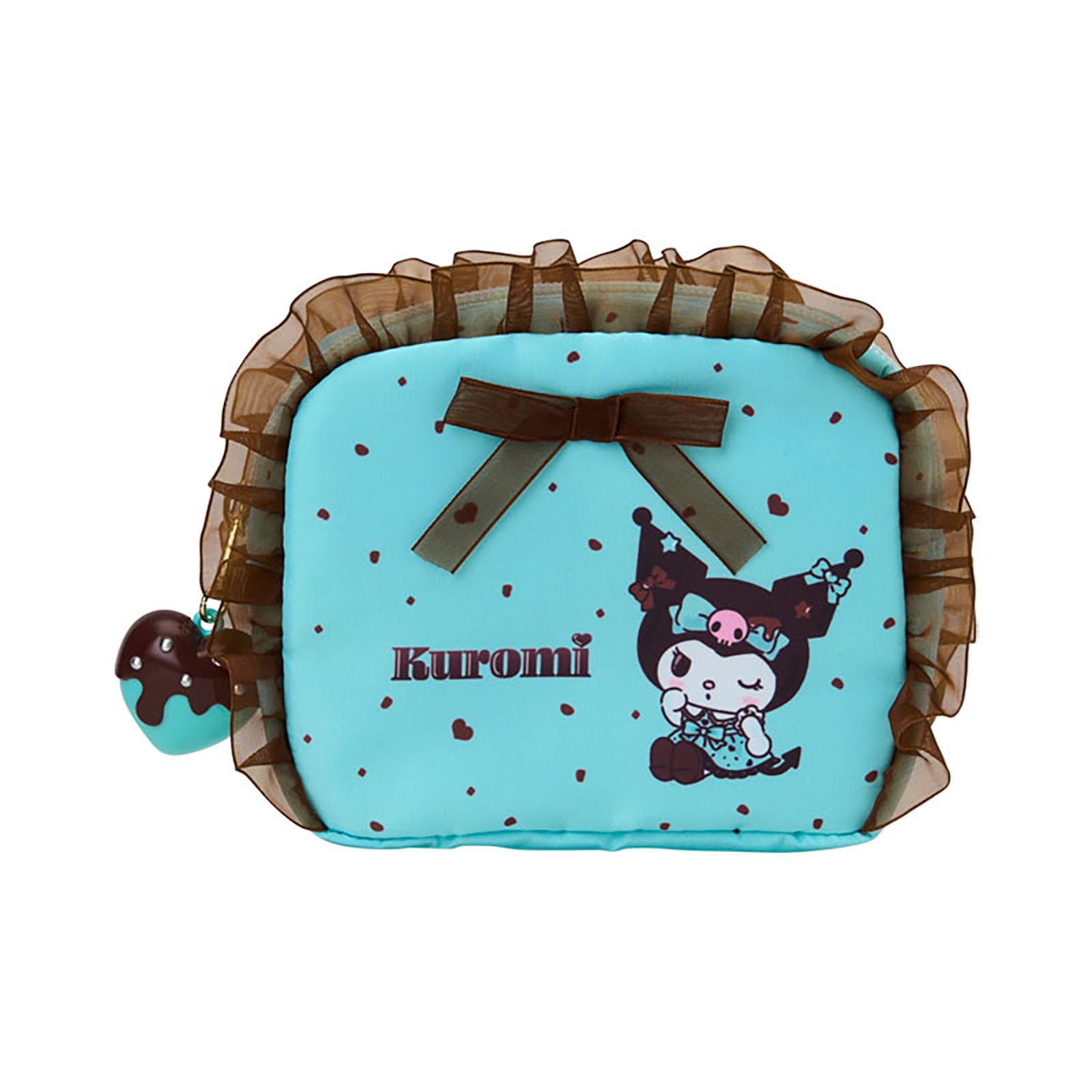 

Sanrio Pouch ABS Ages 3 and 443522 (Chocolate Mint) Kuromi, Polyester, Cotton, Resin, Up,