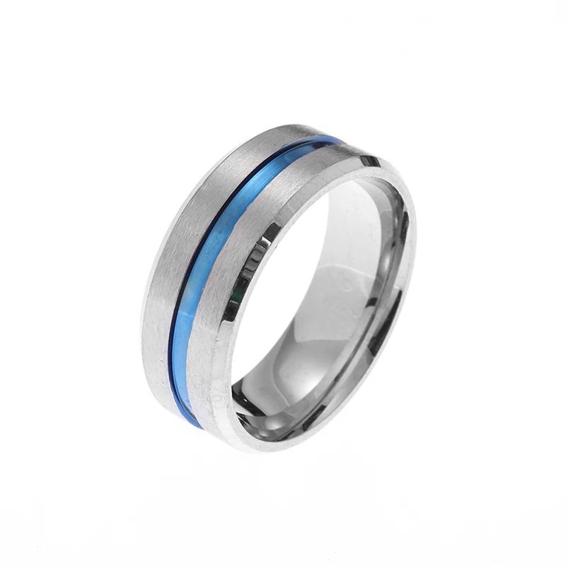 

Stainless Steel Simple Retro Double Rings for Men and Women Matte Surface Metal Party Rings Jewelry Accessories Holiday Gifts 10