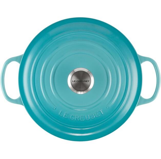Жаровня Le Creuset Signature круглая 26 см Caribbean 5,3 л (21177261702430)