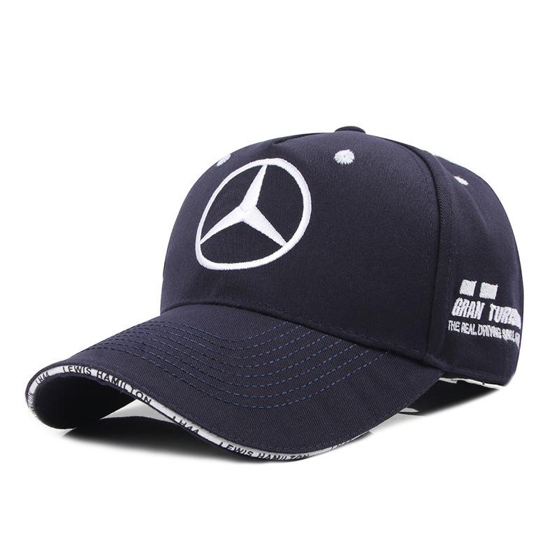 CRX1 Car Outdoor Sport Visor Cap Embroidery Baseball Casual Cap For Mercedes Benz AMG C200 C300 W108 W124 W126 W168 W169 W176 Sticker