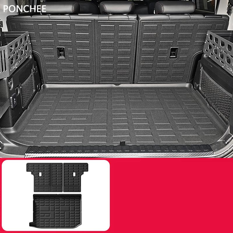 For JETOUR T2 Shanhai T2 2024-2026 Trunk Mat Waterproof and Dirt-resistant Five-seat Model Automobile Modification Supplies