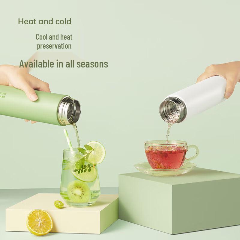 COOKER KING 316L Stainless Steel Tea Infuser Thermos with LED Display