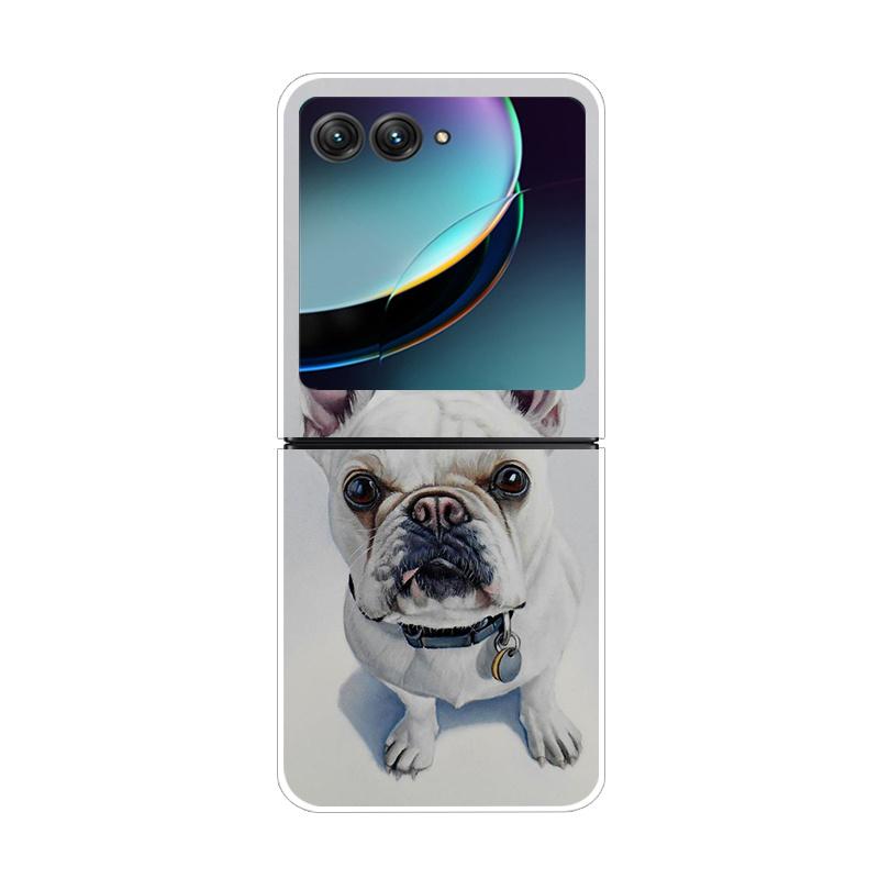 Pouzdro Pro Motorola Razr 40 Ultra Průhledné Pevné Skládací Luxusní Vzor Pro Motorola Moto Razr 40 Ultra Čiré Kryt Razr40 Ultra