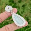 Sterling Silver Pear Blue Rhodochrosite Stone Green Amethyst New Mermaid Pendant