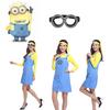 Entzückendes gelbes Minion Cosplay Kostüm für Frauen Perfekt für Halloween-Partys und Events
