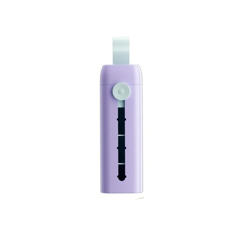 

Practical Plastic Divided Pill Box Push Pull Style 3 Grids Pill Dispenser with Lid Vitamin Storage Case for Home фіолетовий