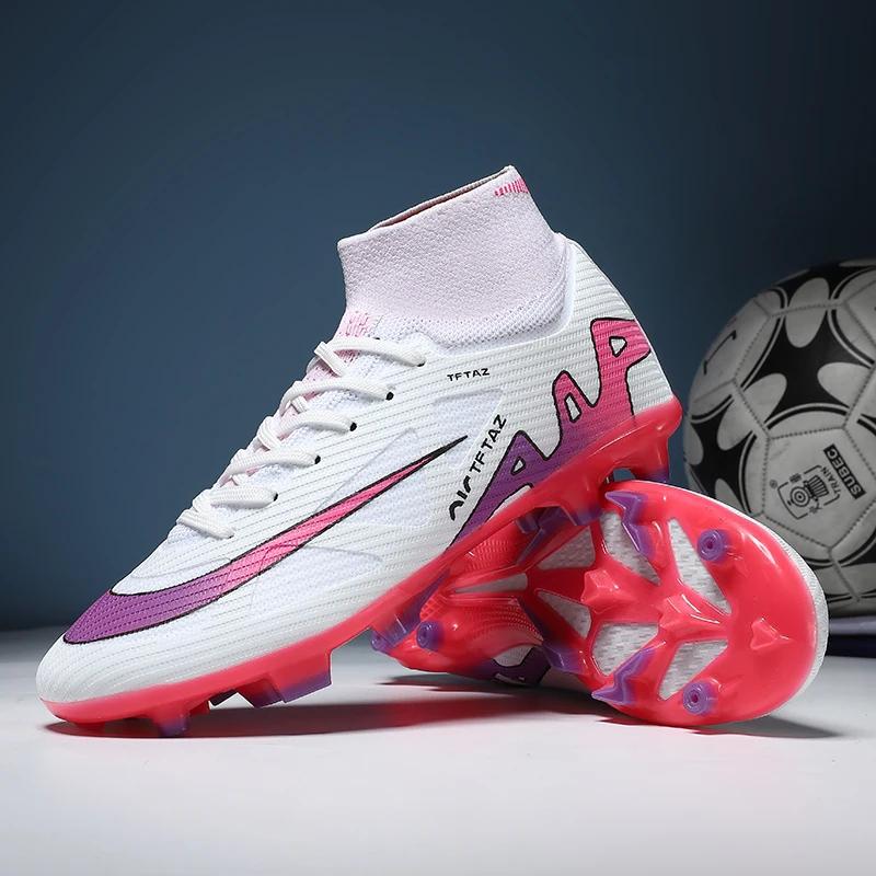 Men Soccer Shoes Society Football Boots Top Quality Professional Grass Training Outdoor Cleats Unisex Casual Boy Football Boots