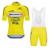 2026 Marco Pantani Kollane Jalgrattasärgi Komplekt Retro Meeskond Mercatone Uno Suvine Hingav MTB Rattasõiduriided Ciclismo Rõivad GEL-padi