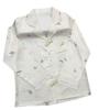 Little Butterfly Women's Spring Color Silk Pajama Set - Long Sleeve, Long Pants, Lace Trim, Button-Up- Can Be Worn Outdoors.