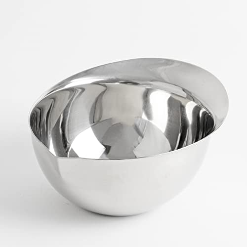 Pearl Metal At Aqua HB-4143 Rimmed Bowl, 12cm, Stainless Steel, Dishwasher Safe