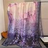 180*135cm Summer Chiffon Silk Scarf Women Outdoor Sunscreen Shawl Soft Bandanna Fashion Luxury Brand Shawl Head long Hijab Wrap