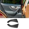 Carbon Fiber Interior Rear Door Panel Cover Trim For Infiniti FX35/37/50 QX70