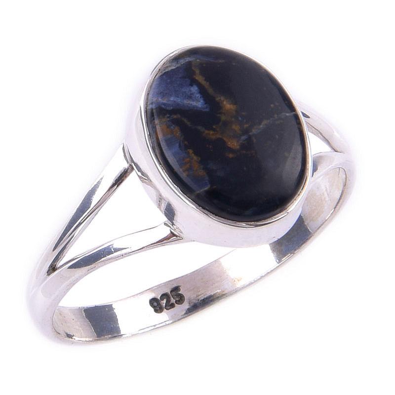 Natural Pietersite Gemstone Handmade 925 Solid Sterling Silver Ring Size 9 R9z49