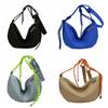 Half-moon Shape Dumpling Shoulder Bag Waterproof Sports Message Bag  Female/Male