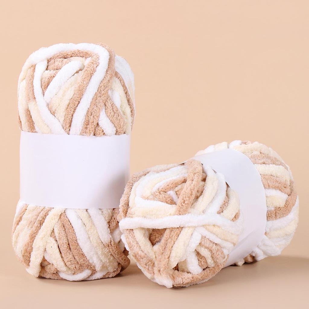 50g Ice Thread Thick Wool Yarn Ball for DIY Knitting and Weaving Projects