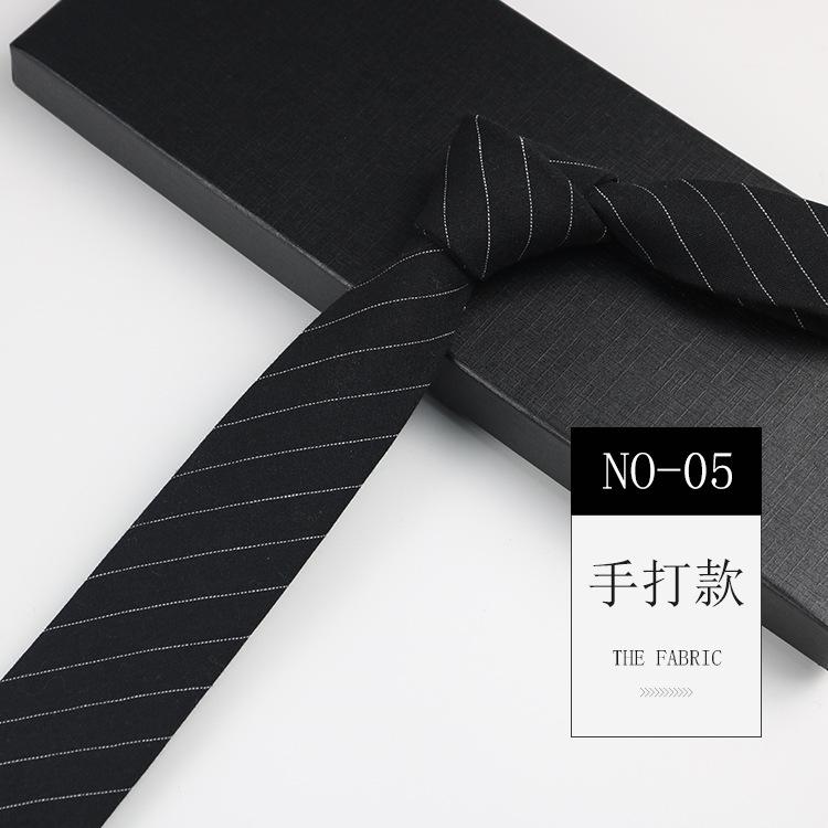 

Мужской галстук 6 см узкий повседневный черно-белый серый трендовый для платья британский ручной работы хлопок