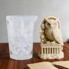 Food Grade Silicone Owl Candle Mould For Home Decorative Candle And Artistics Craft