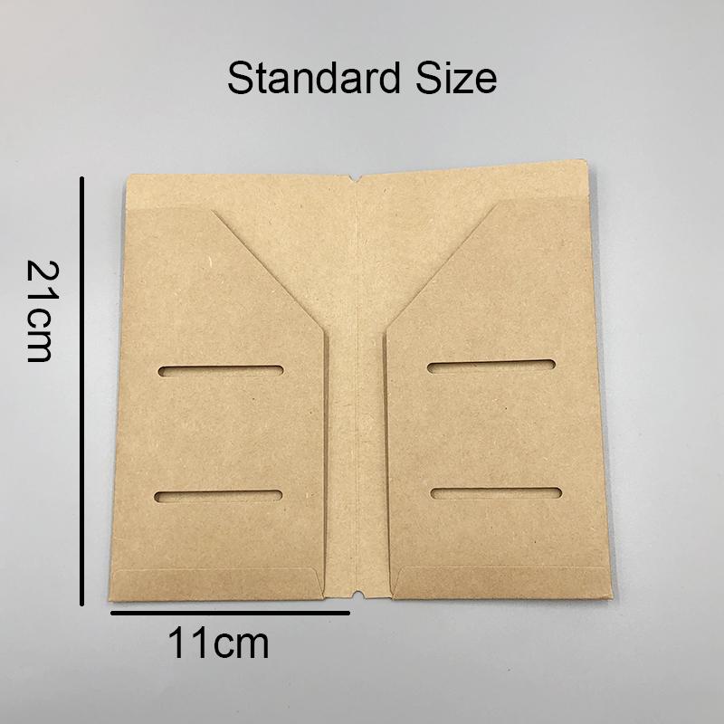 Fromthenon Transparent Traveler's Notebook Shell for Midori Planner Standard Filler Paper Storage Folder Cover School Stationery