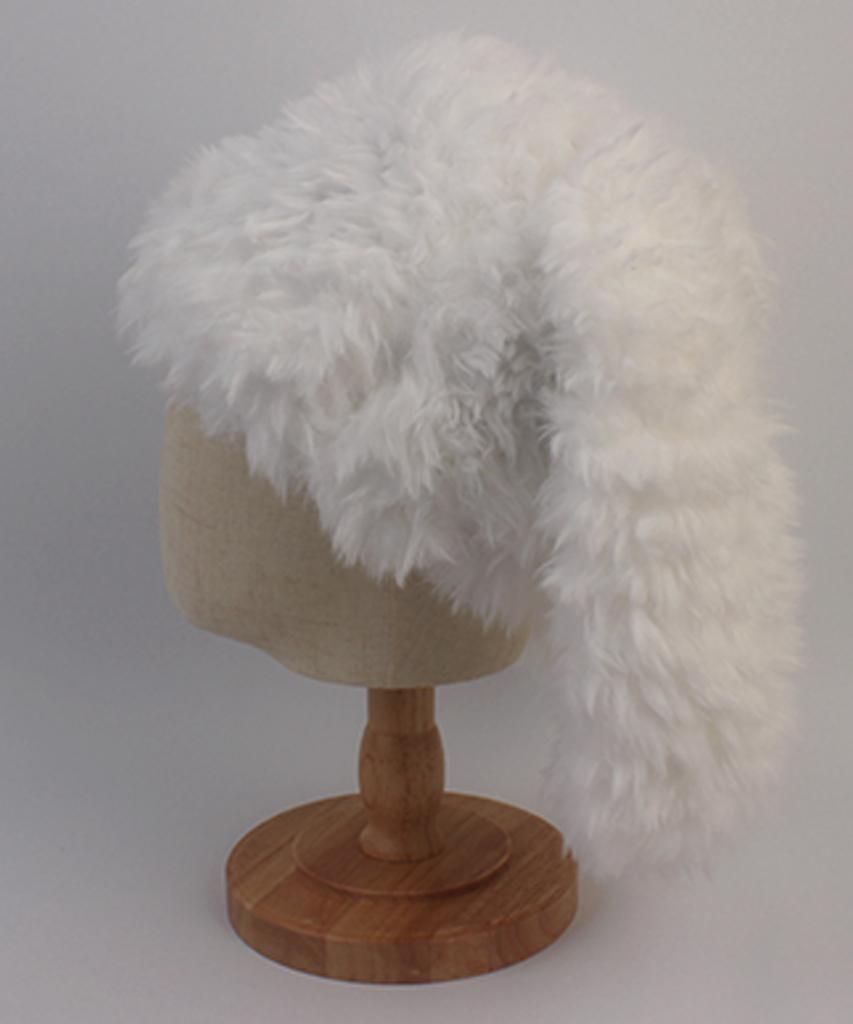 Yunibeosyeolkemiseuteuli Rabbit White Fur Beanie Rabbit Beanie
