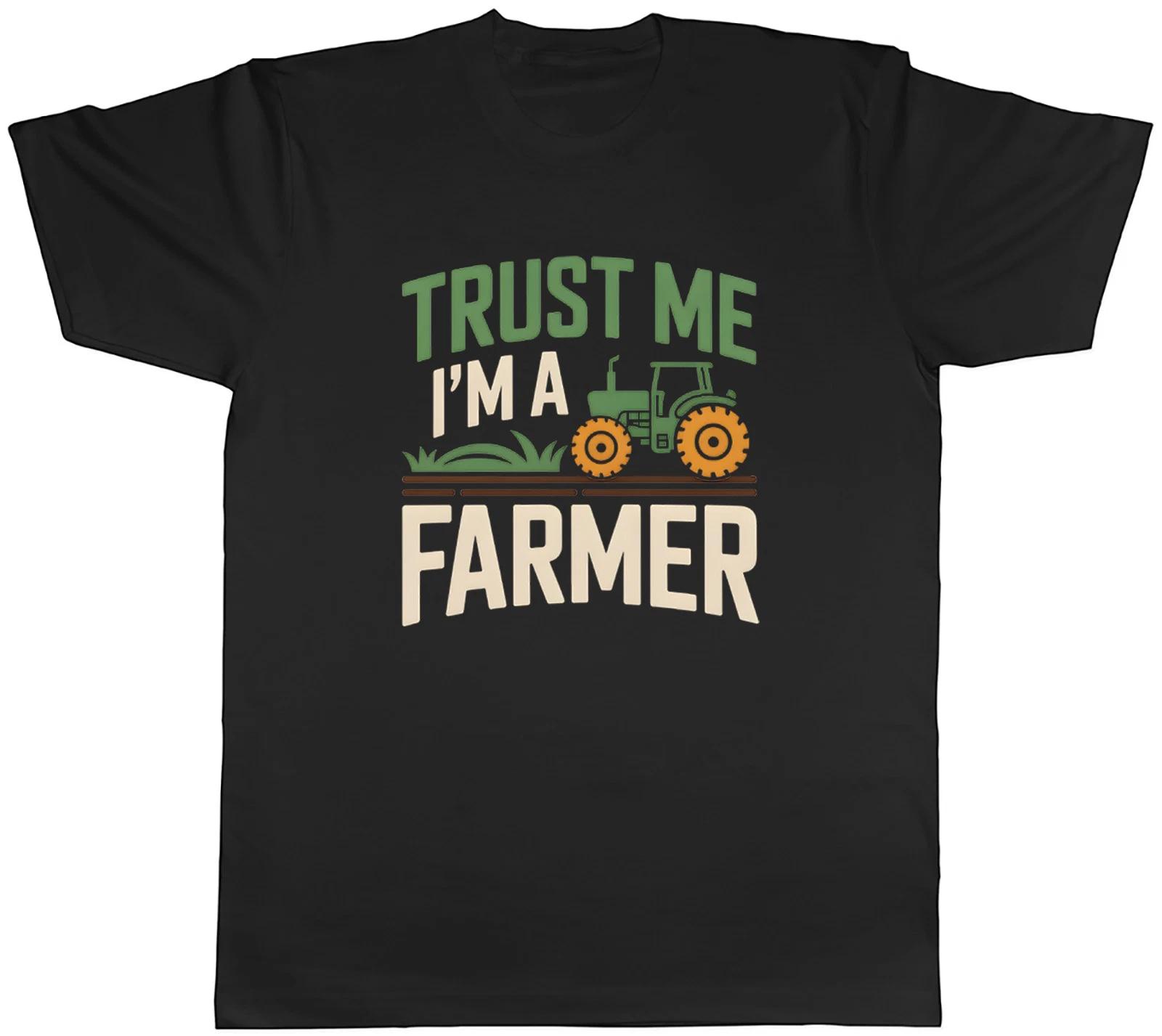 Trust Me I m a Farmer Funny Mens T-Shirt Tee Gift Top XXL