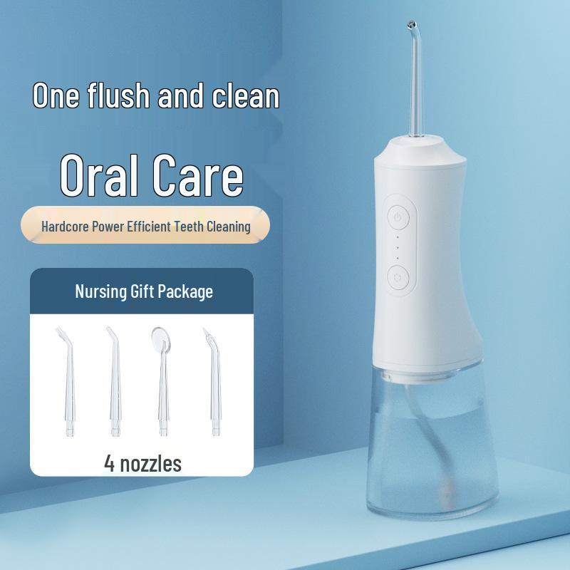 Portable High-Pressure Water Flosser - Household Electric Teeth Cleaner