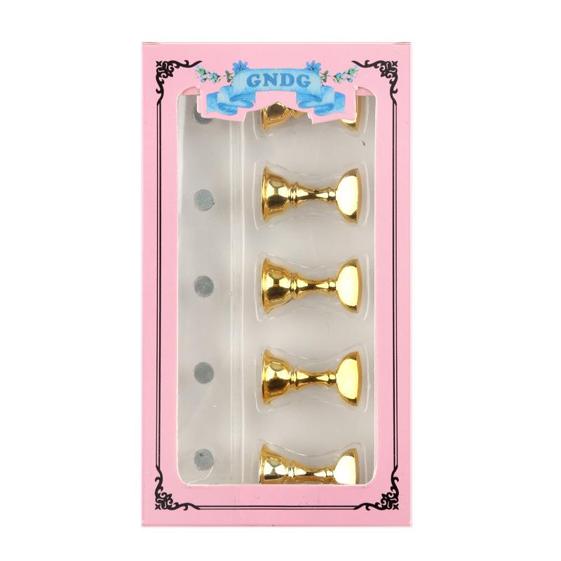 

Nail Art Practice Set: Finger Rest, Tip Stickers, Display Stand & Tool Kit