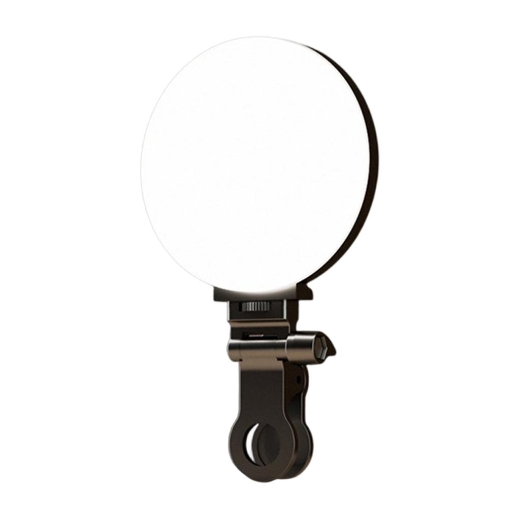 Portable Rechargeable Clip-On LED Fill Light for Mobile Phone Laptop Video Streaming Outdoor Photography Makeup Lighting