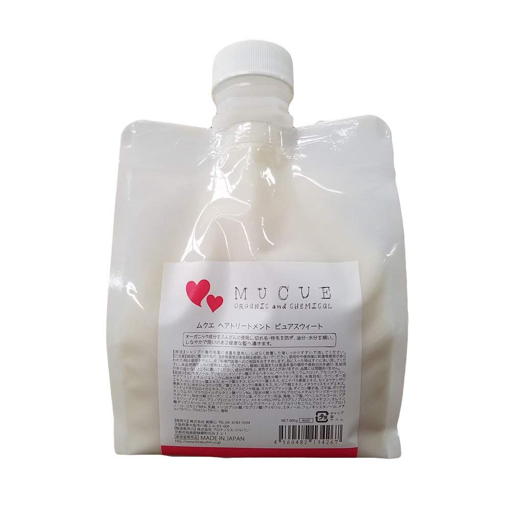 

Mukue Hair Treatment Pure Sweet Cream Clear Refill 600ml (x 1)
