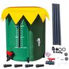 52 Gallon Rain Barrel with Three Spigots PVC Water Storage Tank Water Barrel Collector Garden Water Catcher
