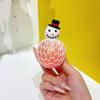 Christmas Ball with Santa, Snowman and Glitter Grape Design - Holiday Sensory Toy