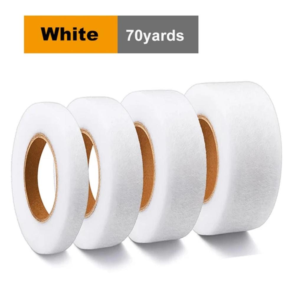 1Roll Hot Melt Double-Sided Tape Self-Adhesive Pants Paste Iron On Trousers Fabrics For DIY Sewing Craft Patchwork Supplies
