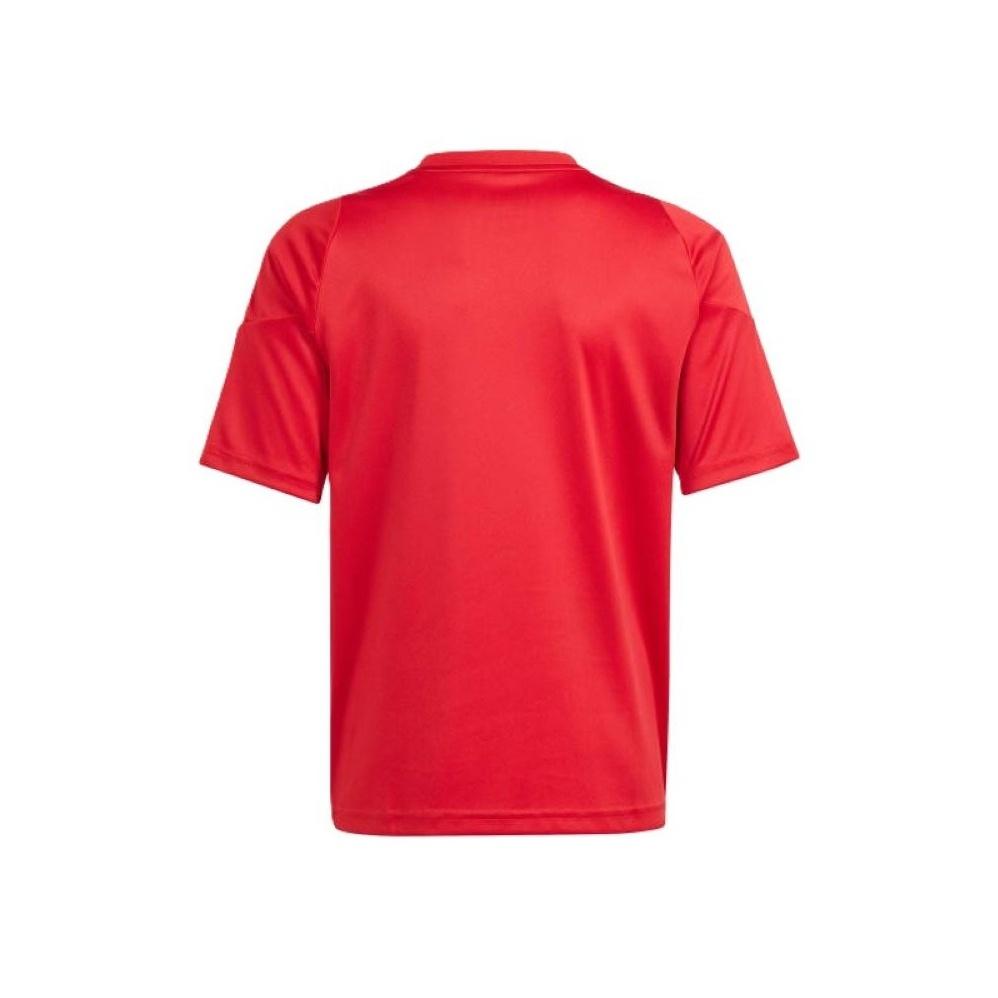 Adidas Tiro 24 Series Quick-Dry Color Block Round Neck Short Sleeve Kids Soccer Jersey Kids Jersey Energy-Red White IS1030