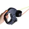 With Lights Dual Retractable Rotation Rope Reflective Dogs Auto Retractable Belt  Walking