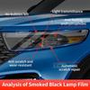 For BYD Sealion 7 EV 2024 2025 2 Pcs Car Headlight Protective Film Transparent Smoked Black TPU Sticker