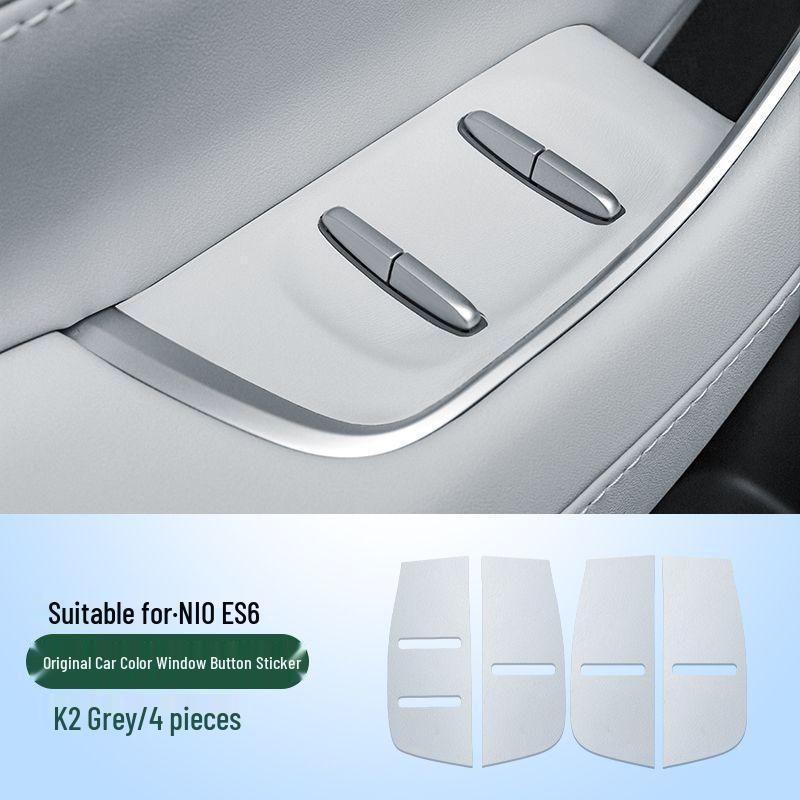 23-26 Nio ES6/EC6 Door Switch Leather Protective Stickers for Interior Modification