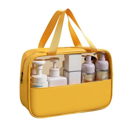 Atrakcyjna kosmetyczka o dużej pojemności. Przezroczysty wodoodporny pojemnik na kosmetyki