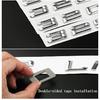 Car Rear Trunk Words Letters Logo Badge Emblem Decals Sticker For BMW 5 Series 520d 525d 528d 530d 535d 540d F10 F11 G30 G31