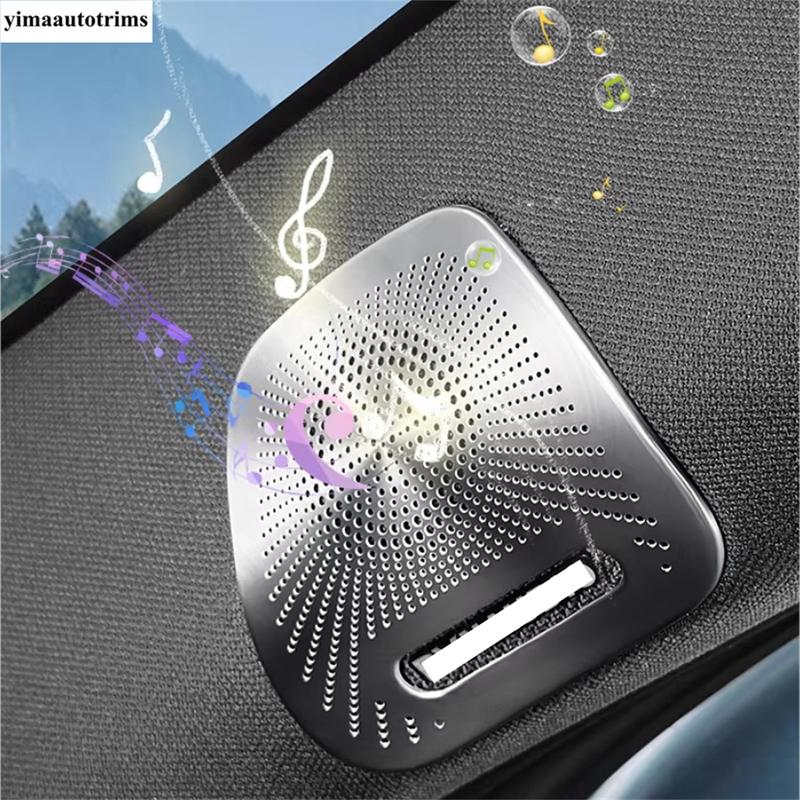 Front Triangle Pillar A Speaker Audio Loudspeaker Sound Frame Cover Trim Accessories For BYD Sealion 7 Sea lion 07 EV 2024 2025