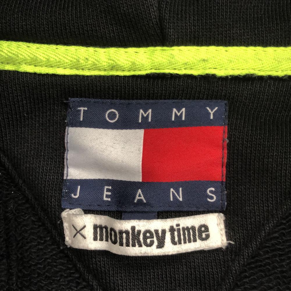 Tommy Jeans Monkey Time Collaboration Wappen Long Sleeve Sweatshirts Men's Used