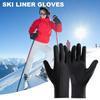 Ski Gloves Black Liner Inner Thin Touchscreen Usefulness Party Gloves Ultralight Sports Full Fingers Snowboard Accessories