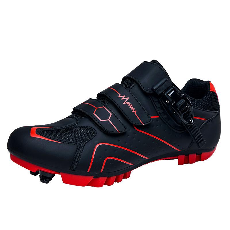 Men Women Hard-Soled Wide-Bottom Cycling Shoes with Locks for Mountain Bikes Road Bikes and Spin Bikes Ideal Casual Sports Shoes