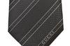 Gucci Logo Line Stripe Tie 8cm Blade Egc17w001 4B002 (Size Width) (499694 1000 Black)