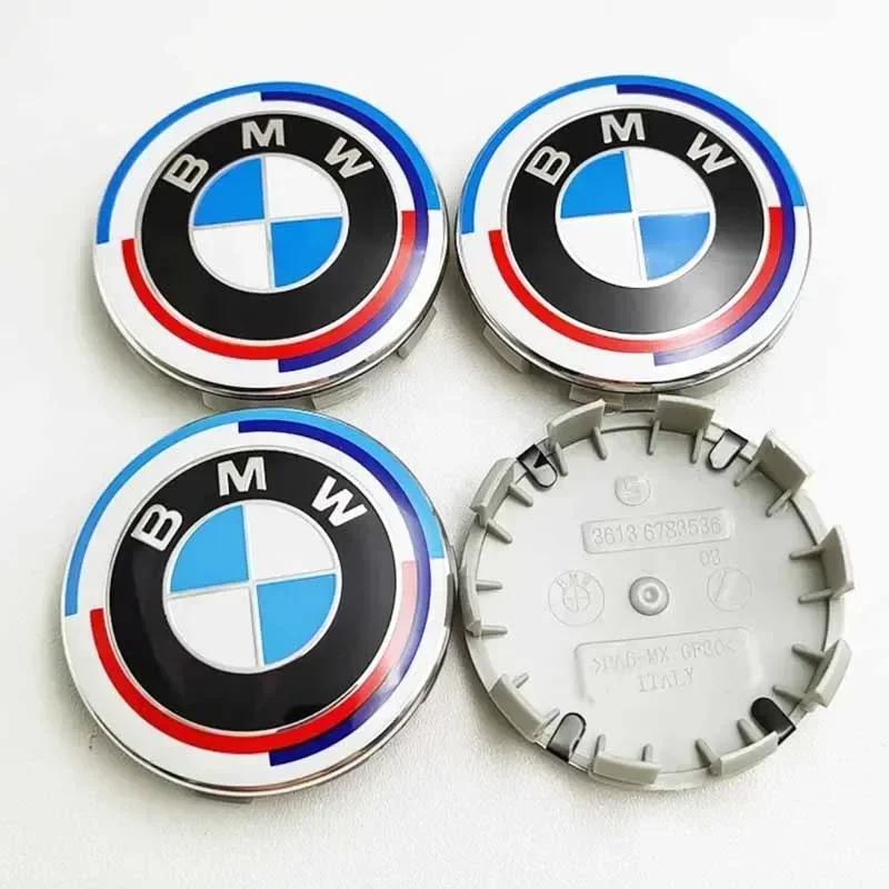 VLBA5 -4PC 56mm 68mm Car Wheel Center Covers For BMW E36 E46 E53 E90 E91 E60 E61 E93 E87 E84 X1 X3 X5 E70 E71 X6 M3 F30 F20 F10 F11 G3