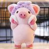 Süßes Cartoon-Gesichtswasch-Schwein Plüschtiere Weiche Plüschpuppe Spielzeug Auto Tasche Anhänger Schlüsselanhänger Stofftiere Spielzeug Kinder Mädchen Junge Geschenke